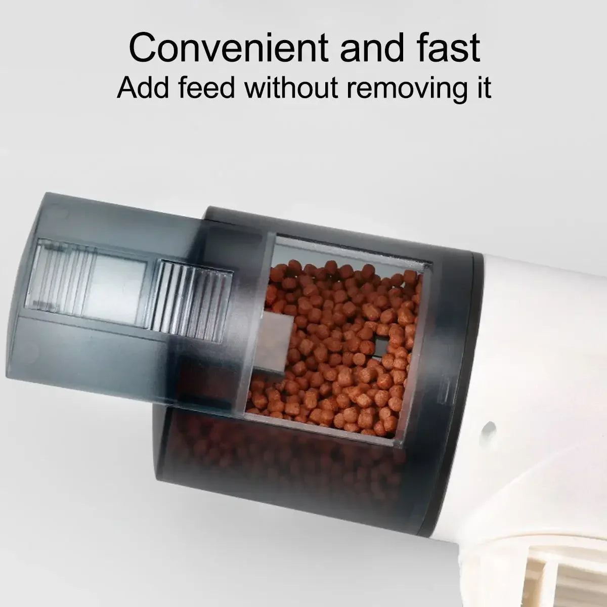 Fish tank feeder intelligent small and large capacity aquarium koi goldfish timed automatic fish feeder