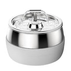 Stainless Steel Smart Pet Water Dispenser with Automatic Circulation and Filtration, Large Capacity Feeder for Cats and Dogs
