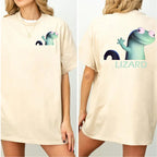 "Lizard Lizard Lizard" 2-Sided T-Shirt – Funny Meme Unisex Tee