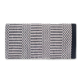 1340-2 Double Weave 32x64 Acrylic Blend Saddle Blanket Grey BLACK GREY
