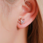 Women's Cute Cartoon Cat's Paw Ear Cat Jewelry Set