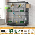 Home Fashion Personality Double Layer New Bird Cage