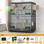 Home Fashion Personality Double Layer New Bird Cage