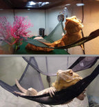 2-Pack Reptile Mesh Lounger Hammock Set
