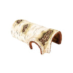 ReptiZoo Naturalistic Resin White Birch Reptile Hide & Basking Tunnel