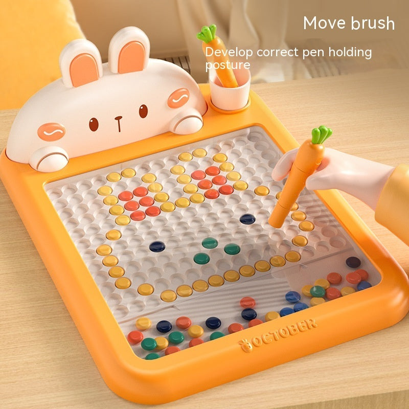 Rabbit Magnetic Drawing Board Puzzle Toys Early Education Children's Toys