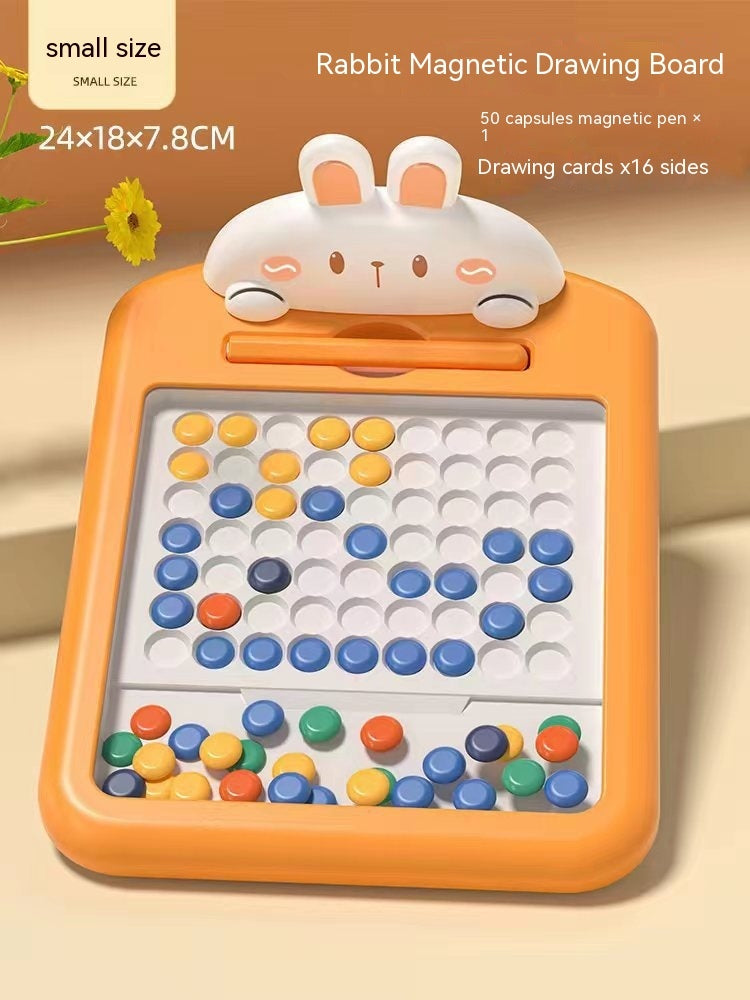 Rabbit Magnetic Drawing Board Puzzle Toys Early Education Children's Toys