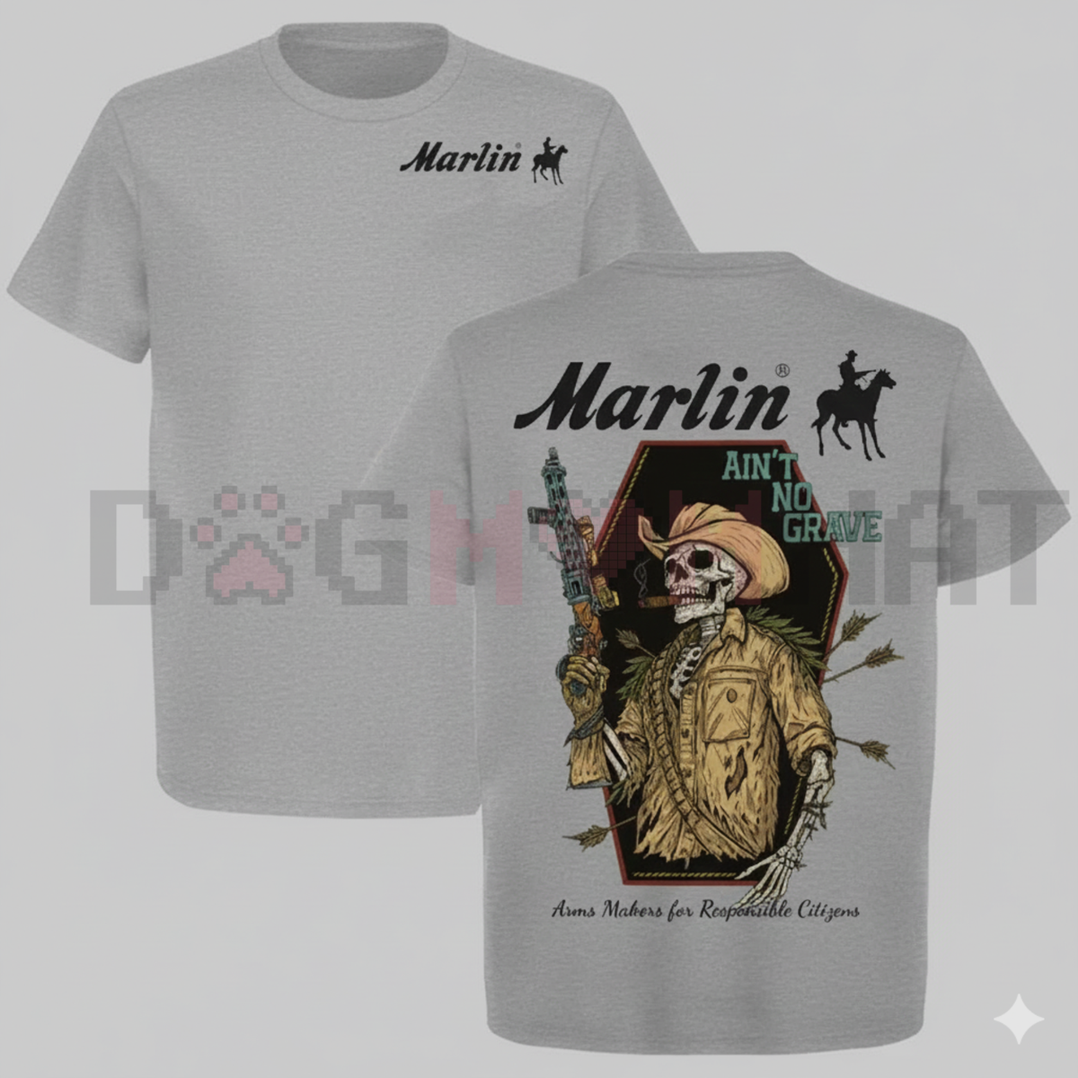 "Marlin Ain’t No Grave Cowboy" T-Shirt