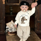 Cartoon Horse Year Knitted Sweater Children's Clothing Sweater