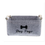 Pet Toys Felt Storage Basket