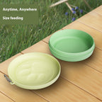 Pet Outdoor Portable Dog Food Bowl Snack Box Feeding Food Water