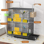 Home Fashion Personality Double Layer New Bird Cage