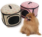 Foldable Pet Dog Cat Puppy Handbag Carrier Cage