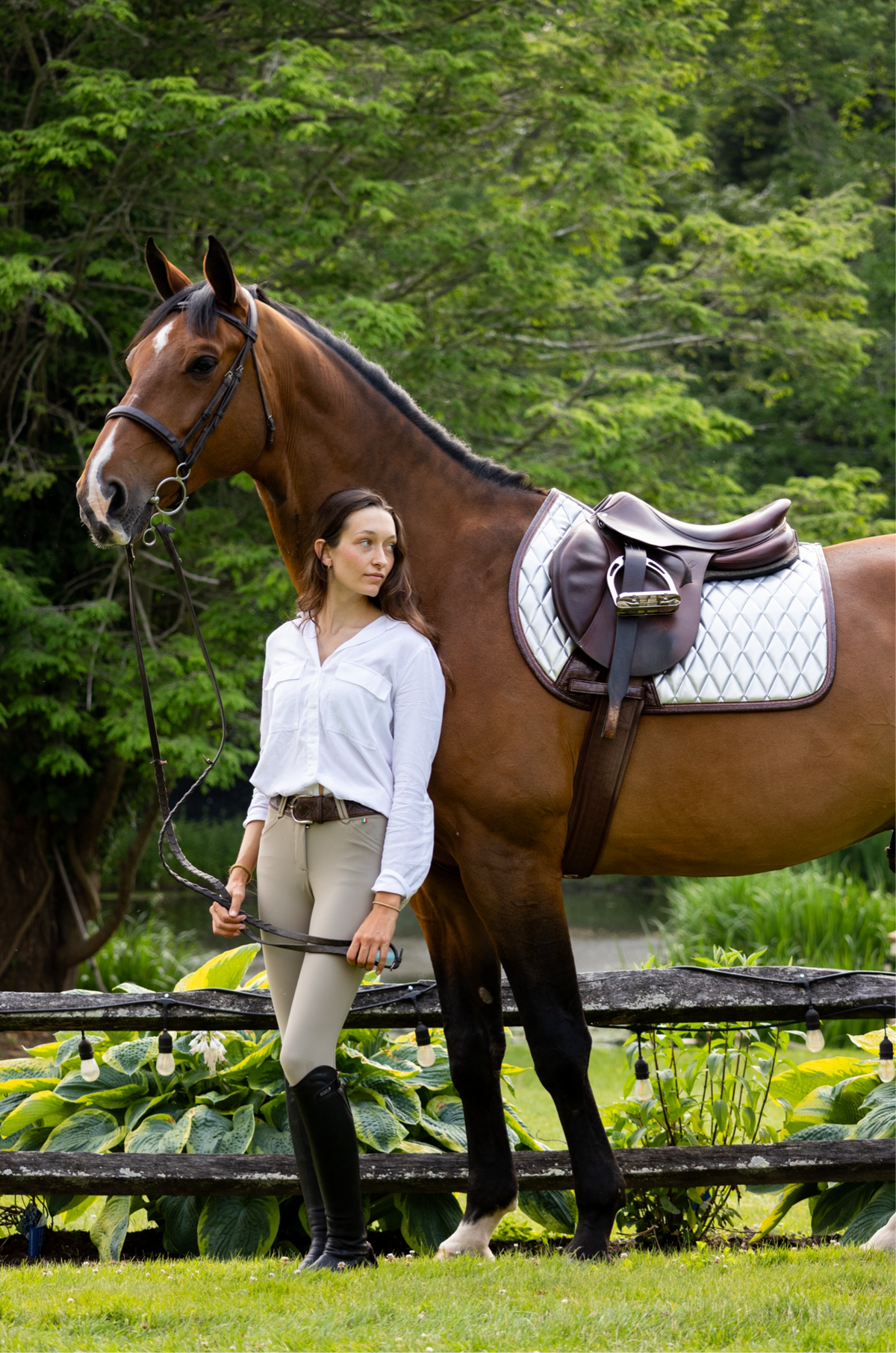 Jump Saddle Pad | Chrome