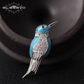 GLSEEVO Animal Brooches Luxury For Girls Daughter Gifts Cute Bird Brooch Broches De Mulheres De Luxo Handmade Jewelry GO0006