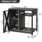 40-50 gallons Fish Tank Stand with Power Outlets