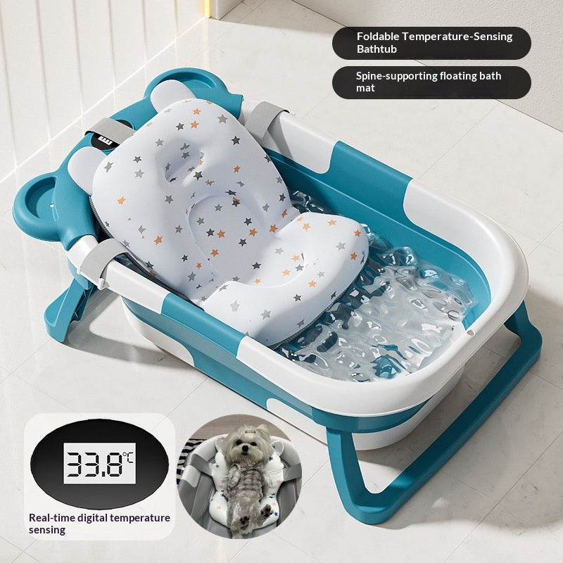 Foldable Pet Bath Tub For Cats & Small Dogs