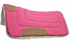 Mini Contour Cut Canvas Western Saddle Pad with Fleece Lining by Tahoe Tack - Size 19" X 19"
