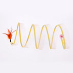 Cat Pets Toys Mouse Shape Balls Foldable Cat Kitten Play Tunnel Funny Cat Stick Mouse Supplies Simulation Mouse Pet Accessories