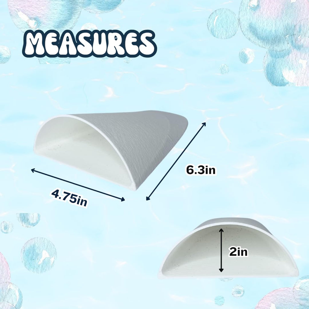 REEFSHAPE Aquarium or Terrarium Pocket Cave | Minimalist Shelter Cave for Fish, Shrimp, Reptiles, Amphibians, & More! | Made in USA