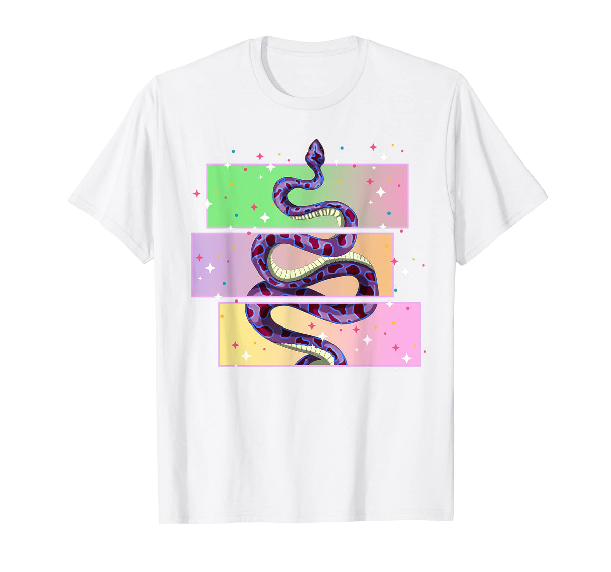 Anime Aesthetic Vaporwave Reptile T-Shirt - Novelty Apparel for Adults