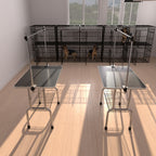 Large Grooming Table For Pet Dog And Cat With Adjustable Arm And Clamps Large Heavy Duty Animal Grooming Table