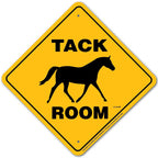 Tack Room (Horse) Sign Aluminum 12 in X 12 in #20428