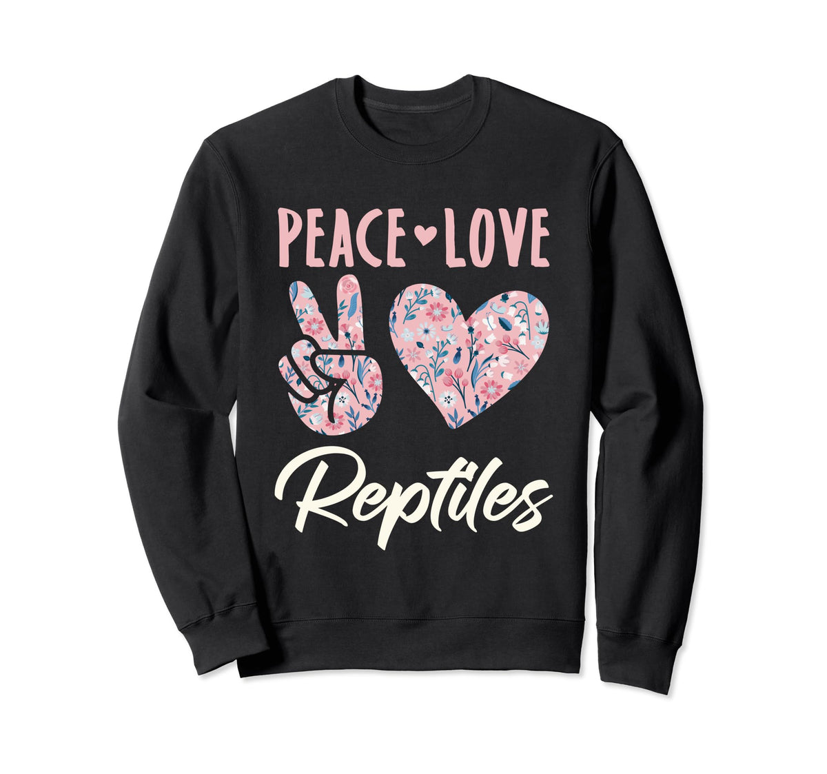 Peace Love Reptiles Gifts And Hoodie - Novelty Apparel Unisex