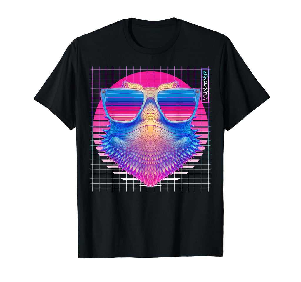Bearded Dragon Sunglasses Lizard T-Shirt - Casual Everyday Wear Men Women