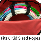 Horse and Calf Roping 3 Ropes Carry Bag Custom Designed with Reflective and Overlay Trim by Tahoe Tack