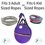 Horse and Calf Roping 3 Ropes Carry Bag Custom Designed with Reflective and Overlay Trim by Tahoe Tack