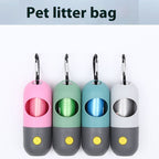 Led Light Pet Waste Bag Dispenser for Dogs Cats Dog Poop Scooper