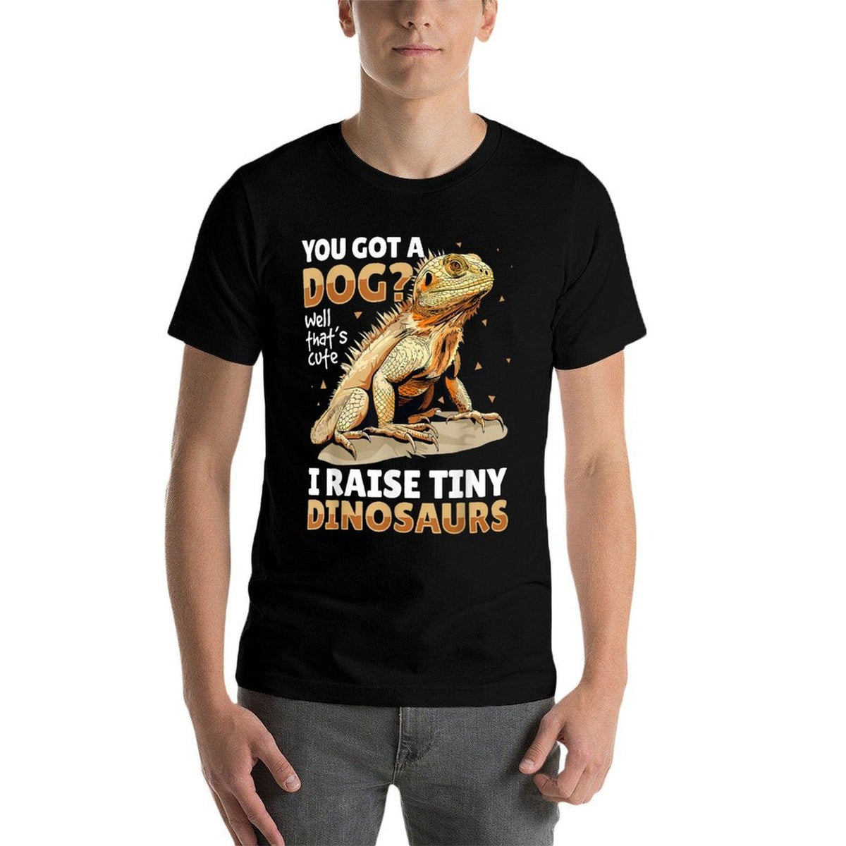 Bearded Dragon Pogona Reptile - I Raise Tiny Dinosaurs  Classic T-Shirt