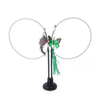 Suction cup cat toy stick that can be attached and held with steel wire multi head interchangeable cat toy and pet supplies