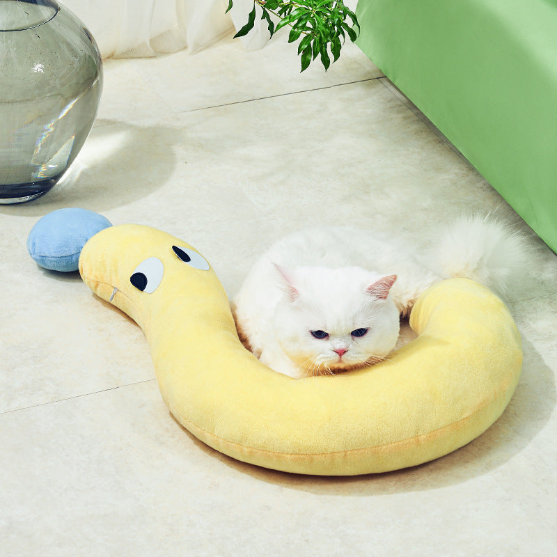 Cat Pillow Universal Four Seasons Pet Sleeping Dog Pillow Dog Cushion Summer Kennel Pad Pet Supplies