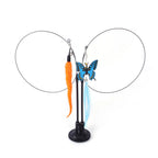 Suction cup cat toy stick that can be attached and held with steel wire multi head interchangeable cat toy and pet supplies