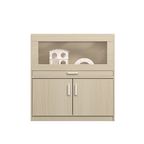 Squirrel cage acrylic panel with independent storage cabinet and wooden guinea pig room with bridge (L 31.50 x W 15.75 x H32.28)