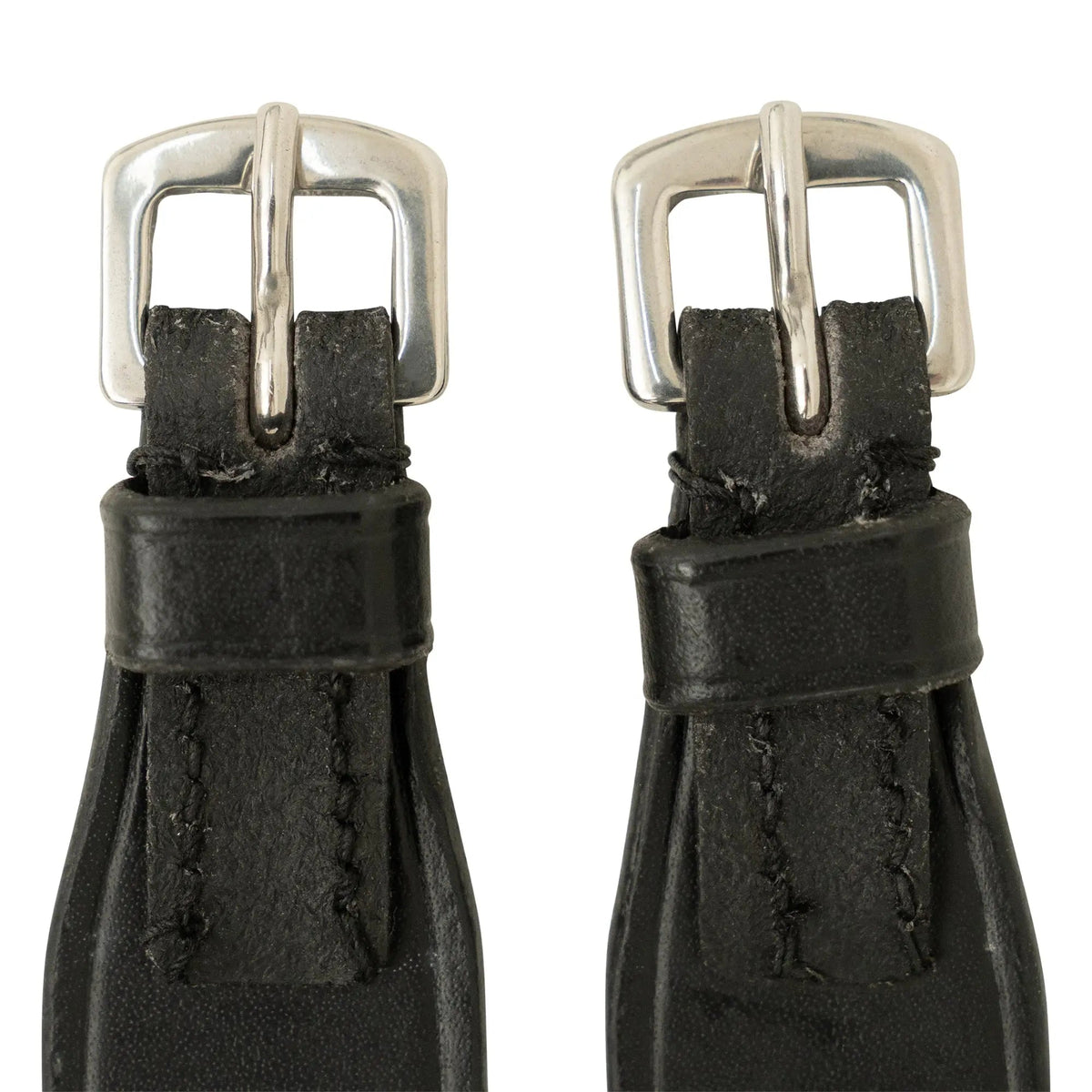 Huntley Equestrian Children's Black Leather Jodhpur Garter Straps