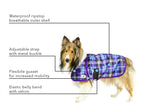 Derby Originals 1200D Horse-Tough Ruff Pup Winter Dog Coat – 150g Insulated, 3-Layer Breathable Design with Nylon Lining, 2-Year Warranty