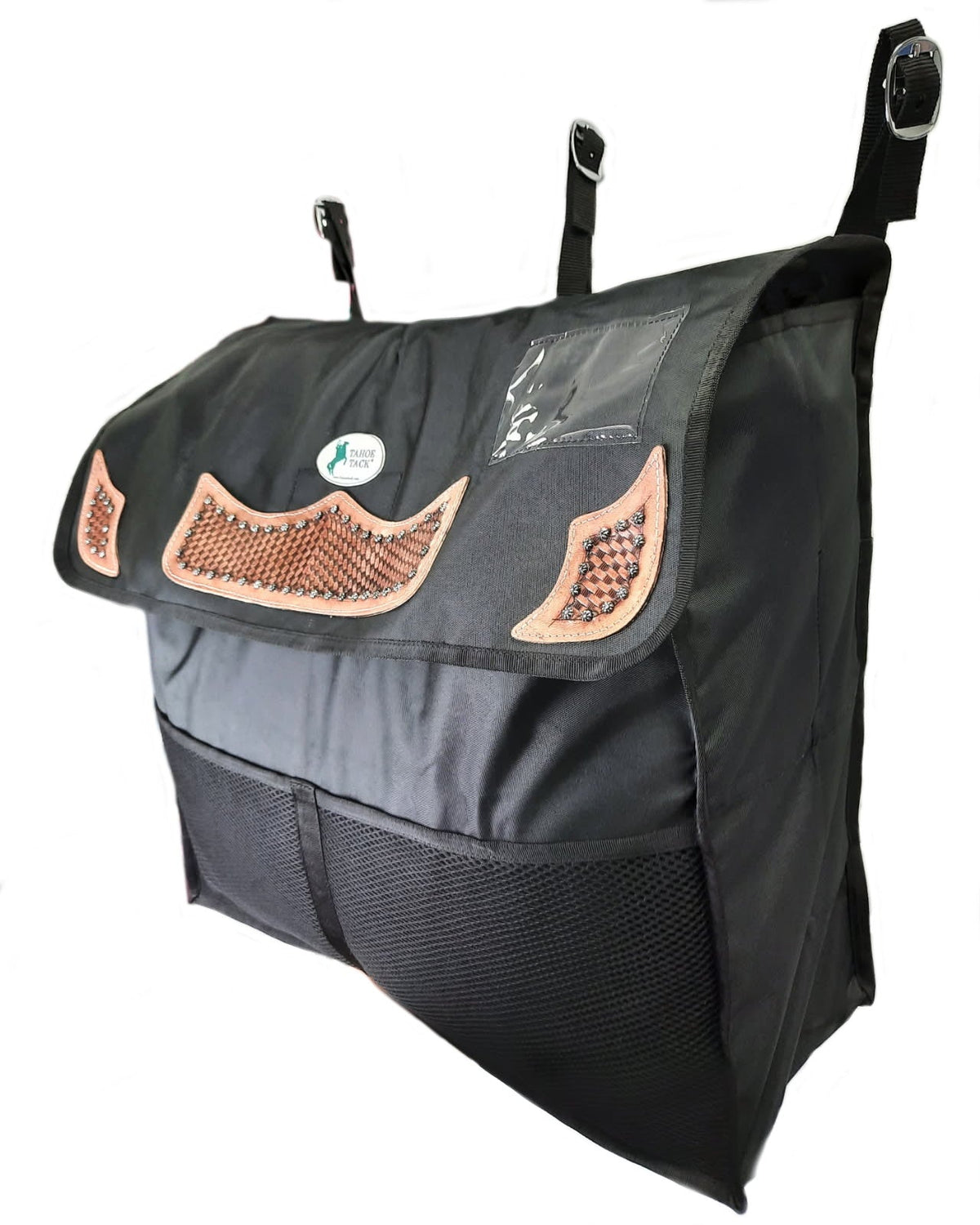 Durango Series Horse Blanket Storage Bag – 1200D Water-Resistant with Hand-Tooled Leather Accents – 1-Year Warranty
