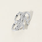 SECRET BOX_Sterling Silver Dipped Lizard Two Finger Ring