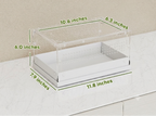 PawHut Transparent Acrylic Reptile Terrarium
