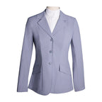 Grand Prix Ladies EQJ 3 Button Show Coat, NY Tech Fabric, Cadet Blue