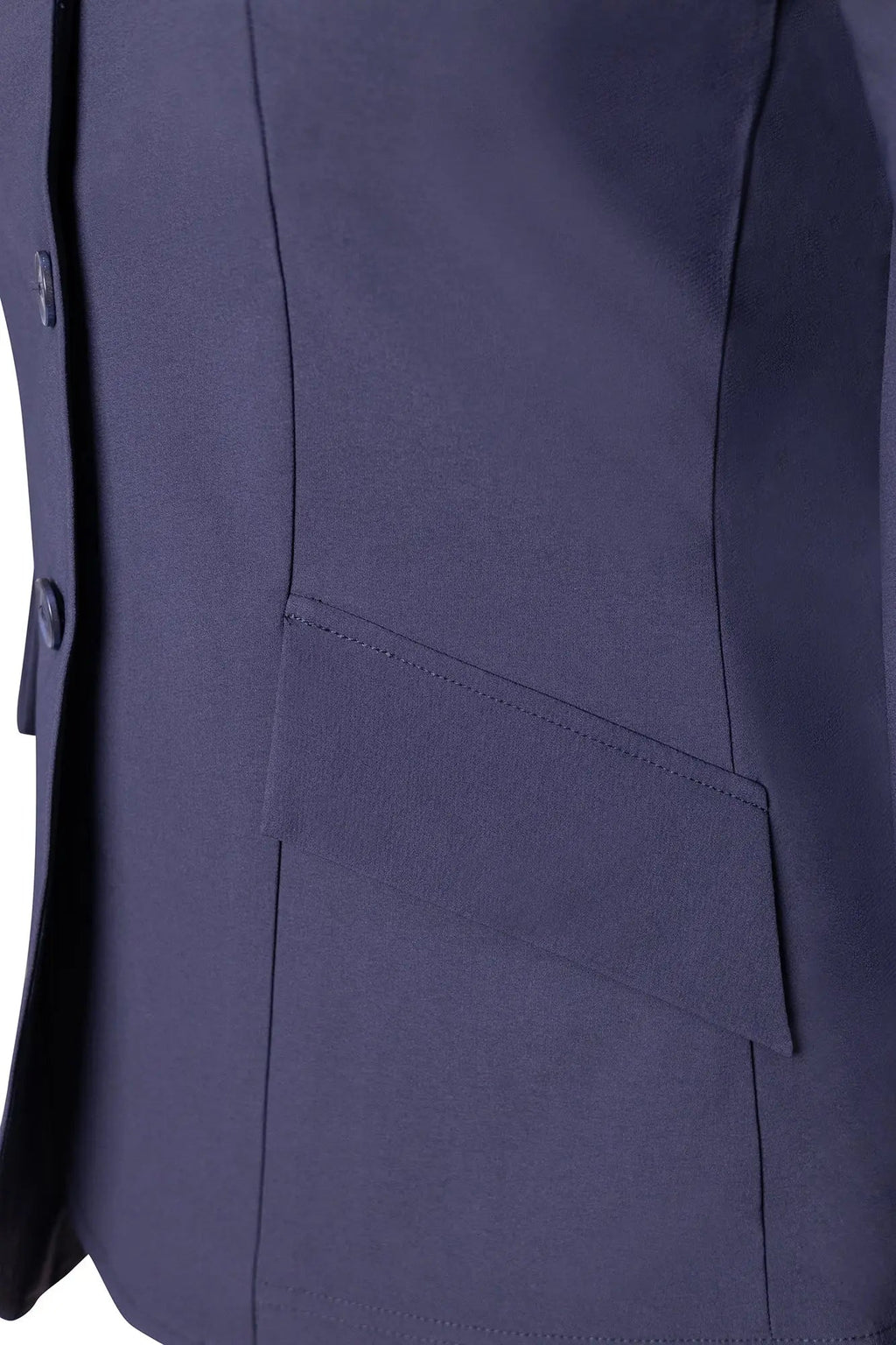 Grand Prix Ladies EQJ 3 Button Show Coat, NY Tech Fabric, Navy
