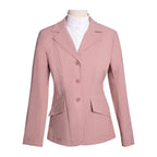 Grand Prix Ladies EQJ 3 Button Show Coat, NY Tech Fabric, Rose