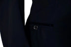 Grand Prix Saltare Premio 4 Button Riding Show Coat, Navy with Navy
