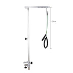 Dog Grooming Loop Dual No-Sit Haunch Holder Cat Grooming Stainless Steel Wire Rope Restraint Noose for Pet Grooming Table Arm