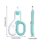 Precision Cat Nail Clipper with Safety Guard and LED Light