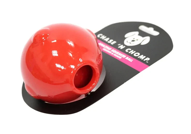 CAITEC Dog Toy Amazing Squeaker Ball Durable Floatable Springy Bite Resistant Best for Tossing Chasing Foraging Medium Large Dog