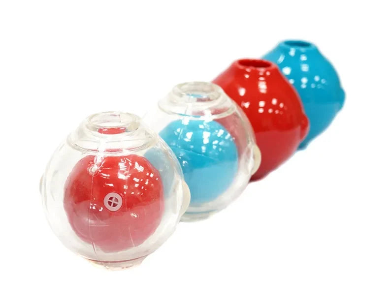 CAITEC Dog Toy Amazing Squeaker Ball Durable Floatable Springy Bite Resistant Best for Tossing Chasing Foraging Medium Large Dog